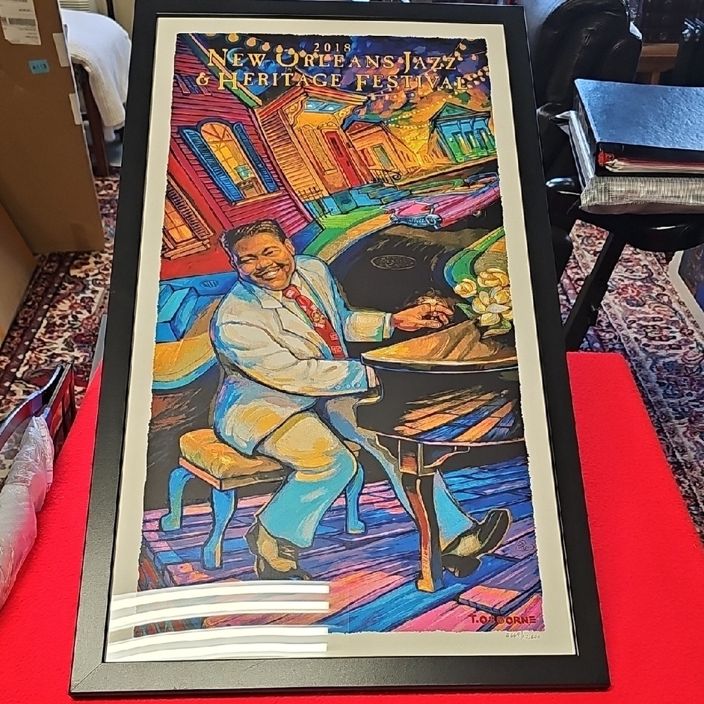 Vibrant Jazz Festival Art Print